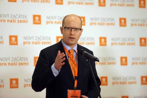 Předseda ČSSD Bohuslav Sobotka.