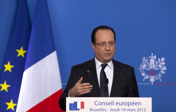 Francie je na tom ekonomicky lépe, vyhnula se recesi. Na snímku francouzský prezident Hollande. Francie je na tom ekonomicky lépe, vyhnula se recesi. Na snímku francouzský prezident Hollande.