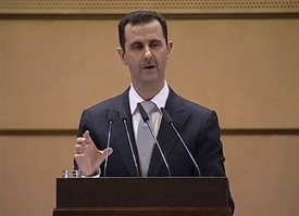 Syrský prezident Bašár Asad.