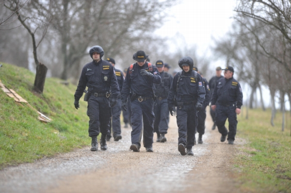 Policisté, hasiči i dobrovolníci hledali Elišku celý den.