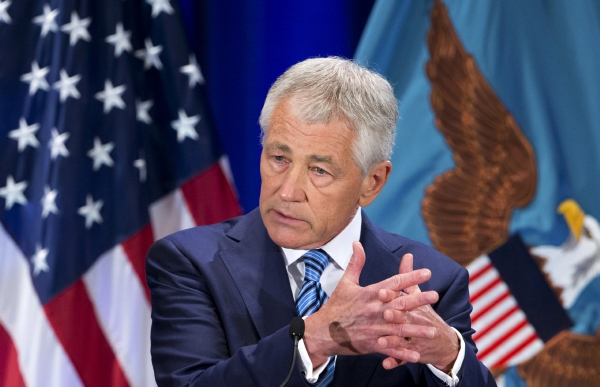 Šéf Pentagonu Chuck Hagel tvrdí, že Severní Korea nemá ve výzbroji rakety takového doletu, které by mohly s jadernou hlavicí napadnout území USA. Šéf Pentagonu Chuck Hagel tvrdí, že Severní Korea nemá ve výzbroji rakety takového doletu, které by mohly s jadernou hlavicí napadnout území USA.