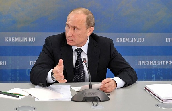 Putin na kosmodromu Vostočnyj. Putin na kosmodromu Vostočnyj.