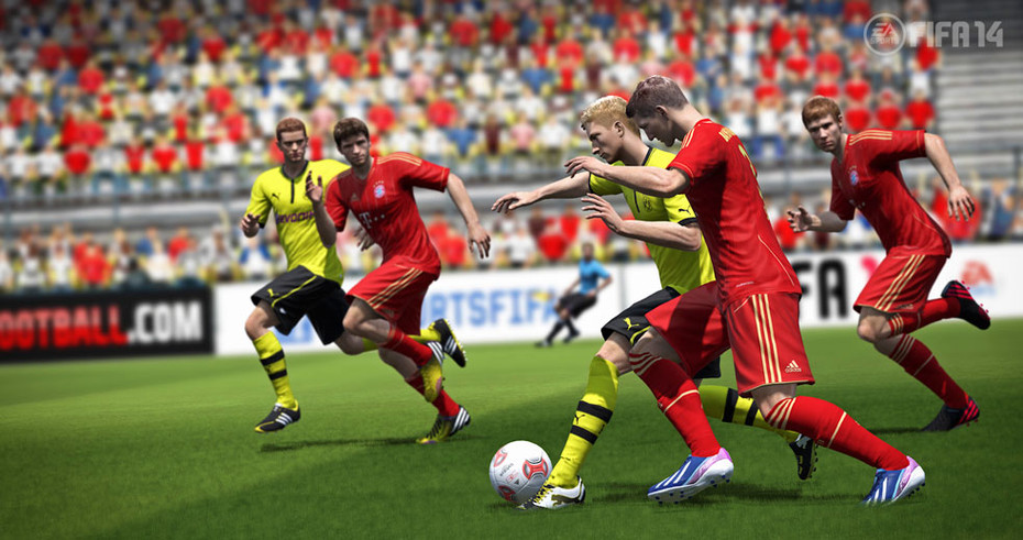 První obrázek z FIFA 14.