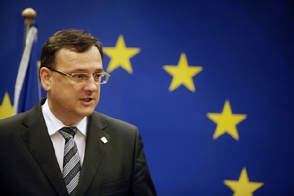 Premiér Petr Nečas.