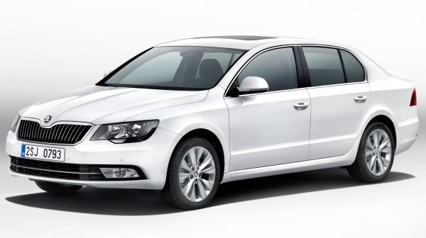Nová tvář vlajkové lodi automobilky Škoda. Nová tvář vlajkové lodi automobilky Škoda.