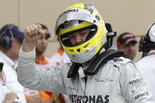 Vítěz kvalifikace Nico Rosberg.