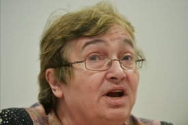 Předsedkyně hlavní rady ÚSTR Petruška Šustrová.