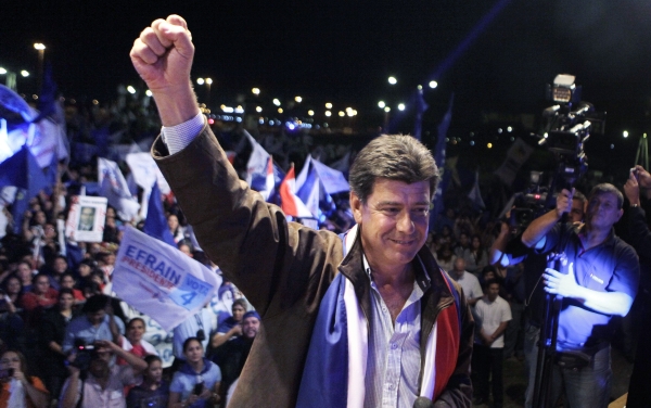 Horacio Cartes, nový paraquayský prezident.