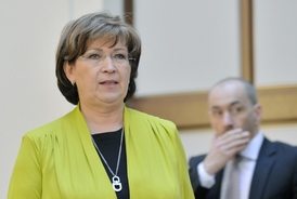 Ministryně práce a sociálních věcí Ludmila Müllerová.