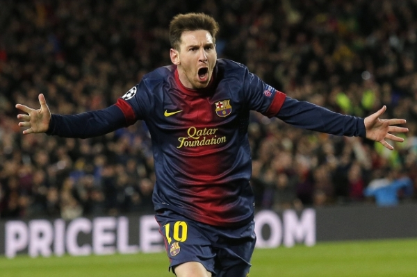 Hvězda Barcelony Lionel Messi.