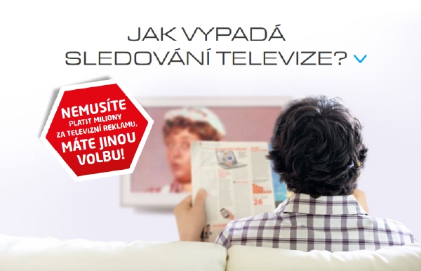 Kampaň Unie vydavatelů na podporu tištěných médií.