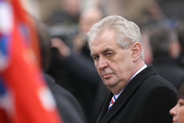 Prezident Miloš Zeman.