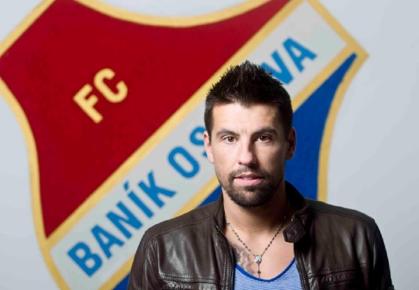 Hvězda Baníku Milan Baroš.