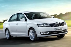 Škoda Rapid v čínském vydání.