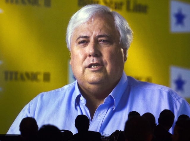 Australský miliardář Clive Palmer chce do politiky.