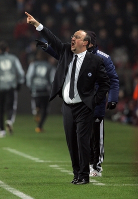 Trenér Blues Rafael Benítez.