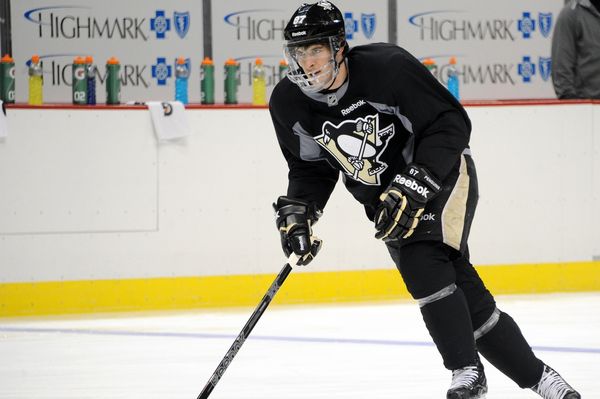 Hvězdný útočník Sidney Crosby. Hvězdný útočník Sidney Crosby.