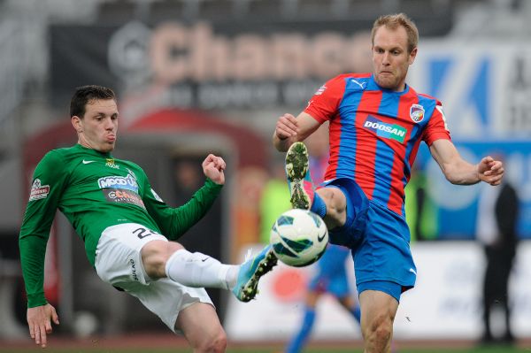 Ondřej Vaněk (vlevo) z Jablonce a Daniel Kolář z Plzně.