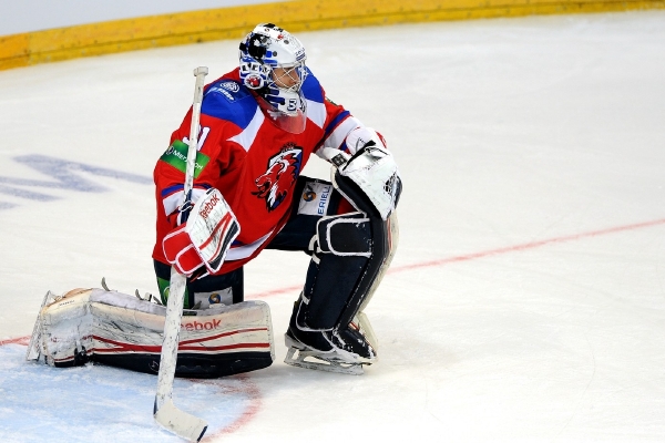 Gólman Jakub Štěpánek. Gólman Jakub Štěpánek.
