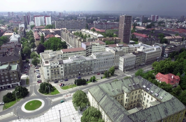Pohled na centrum Ostravy.