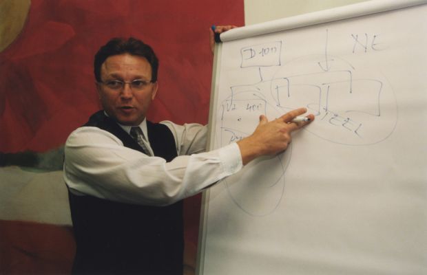 Bývalý šéf vitkovických oceláren Vladimír Bail (foto z roku 2004).