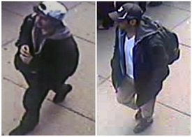 Záběry CCTV atentátníků z Bostonu.