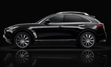 Infiniti FX v černé a bílé