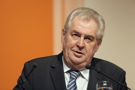 Prezident Miloš Zeman.