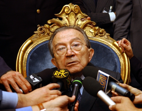 Giulio Andreotti na snímku z roku 2004.
