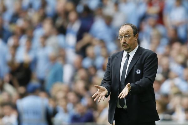 Trenér Chelsea Rafael Benítez.