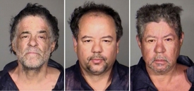 Bratři Castrovi: Onil Castro, Ariel Castro a Pedro Casto.