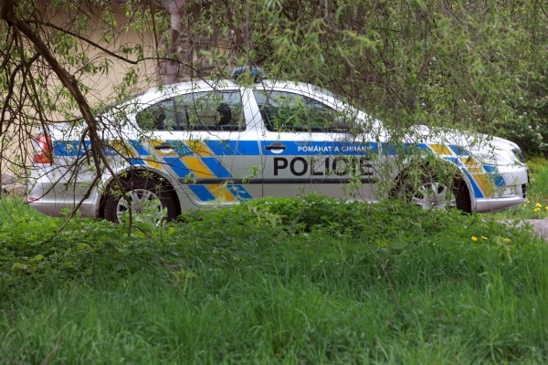 Policejní vůz.