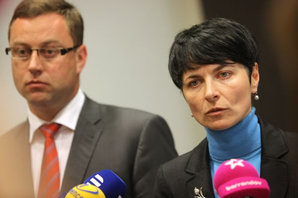Pavel Zeman a Lenka Bradáčová.