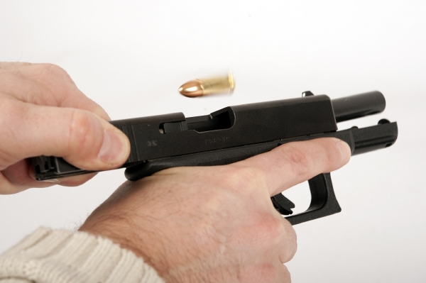 Pistole ráže 9 mm (ilustrační foto).