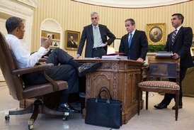 Obama se do války v Sýrii vůbec nehrne. 