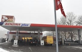 Čerpací stanice v Karviné.