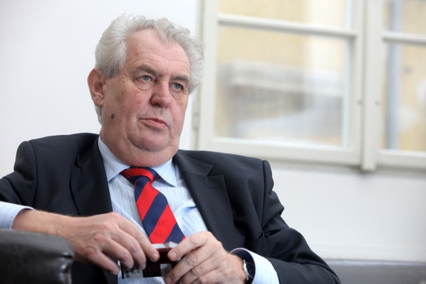 Prezident Miloš Zeman.
