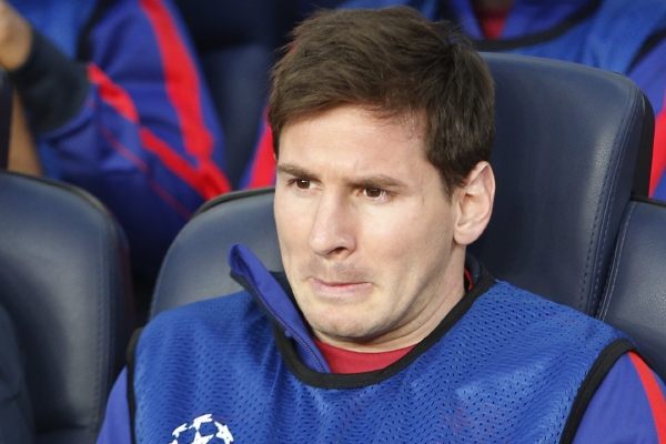 Lionel Messi si obnovil zranění stehenního svalu.
