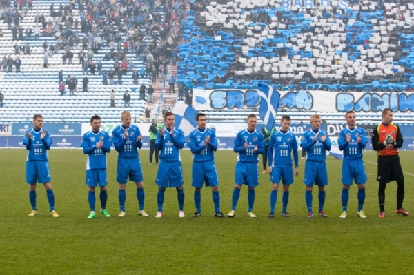 Fotbalisté Baníku Ostrava mají před sebou nejasnou budoucnost.