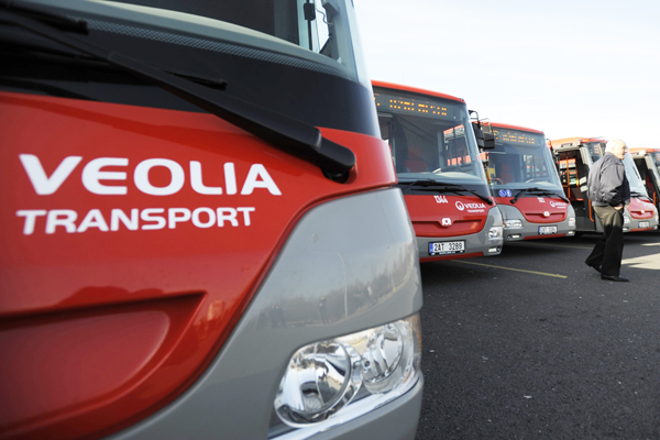 Veolia Transport Central Europe má významné aktivity v české regionální dopravě. 