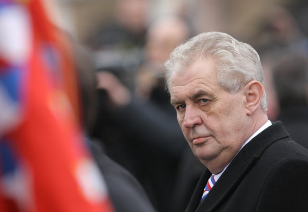 Prezident Miloš Zeman.
