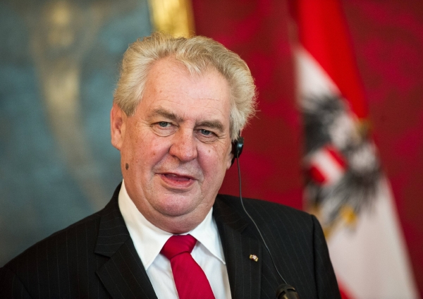 Prezident Miloš Zeman. Prezident Miloš Zeman.