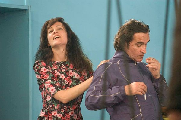Petra Bučková a Jan Kolařík ve Višňovém saduv režii Jana Mikuláška.