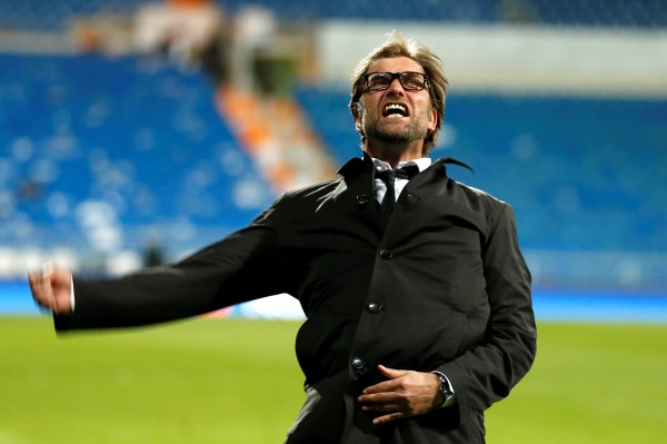 Trenérský svéráz Jürgen Klopp.