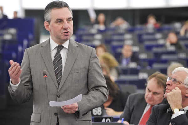 Jan Zahradil v době kdy byl poslencem Evropského parlamentu.