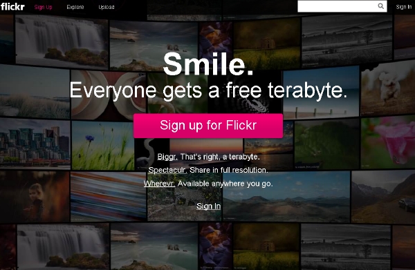 Nový Flickr nabízí každému terabajt úložného prostoru.