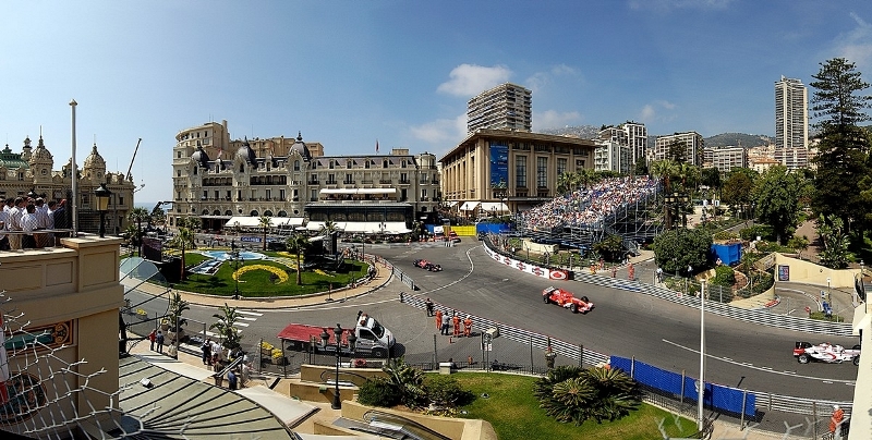 Nejprestižnější ze závodů formule 1, Grand Prix Monaka.
