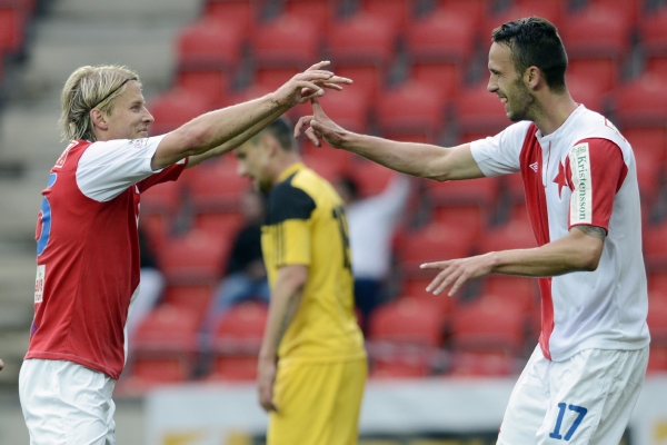 Slavia porazila Budějovice.