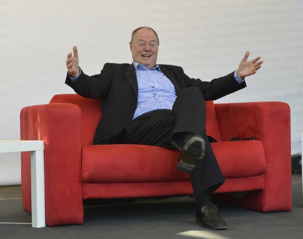 Kandidát SPD na úřad kancléře Peer Steinbrück.