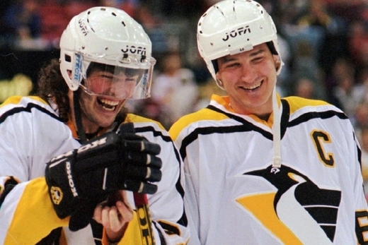 Jaromír Jágr a Mario Lemieux.